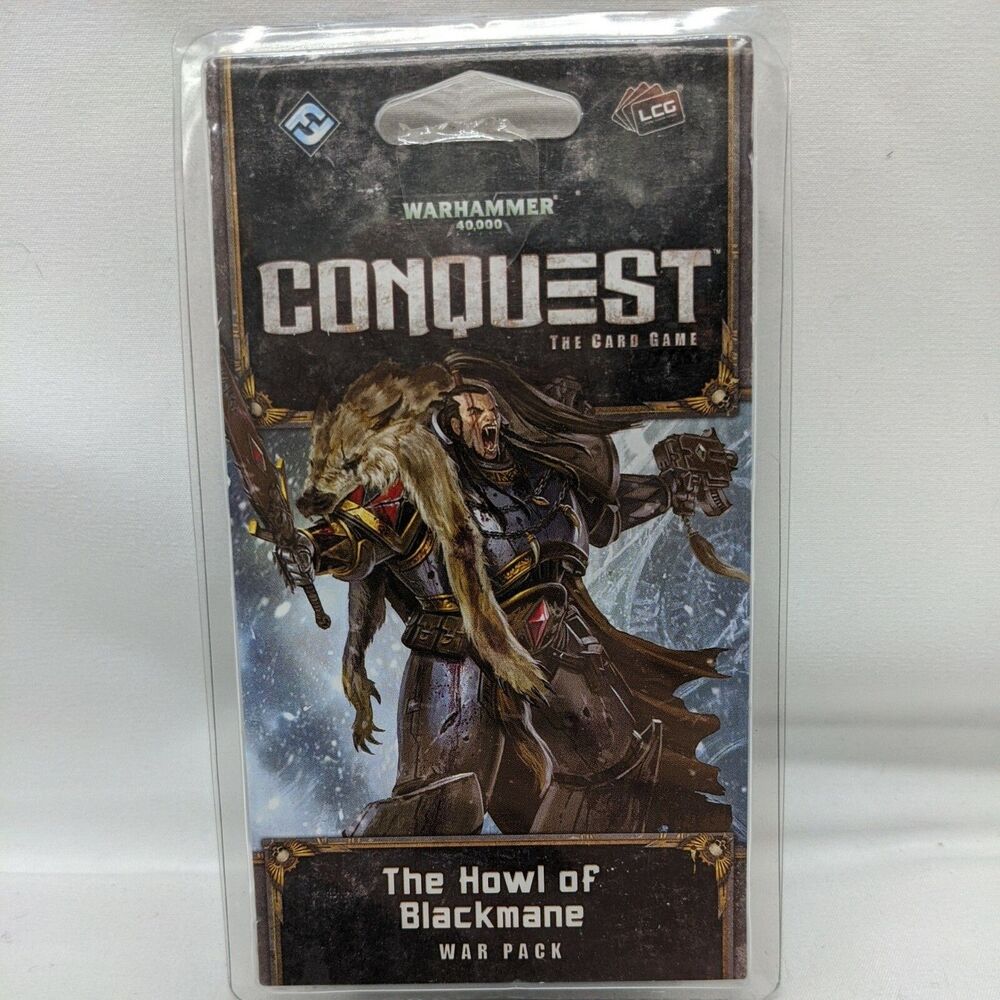 Warhammer 40k The Howl of Blackmane War Pack NEW Conquest Card Game